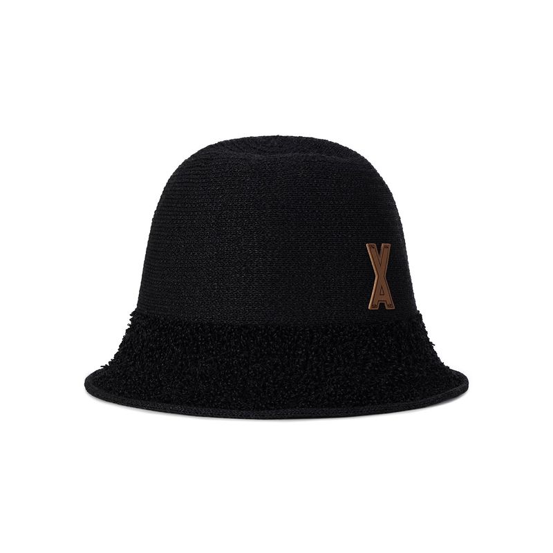 VA Patch Towel Bucket Hat / Black