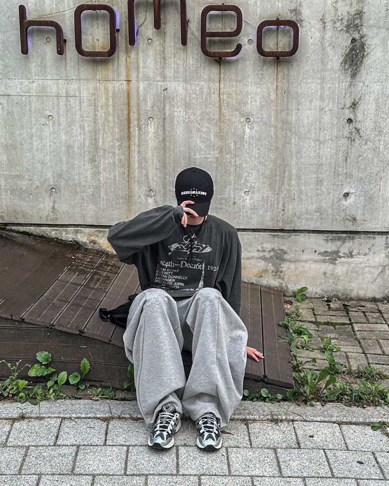 Miju Side Snap Balloon Sweat Pants