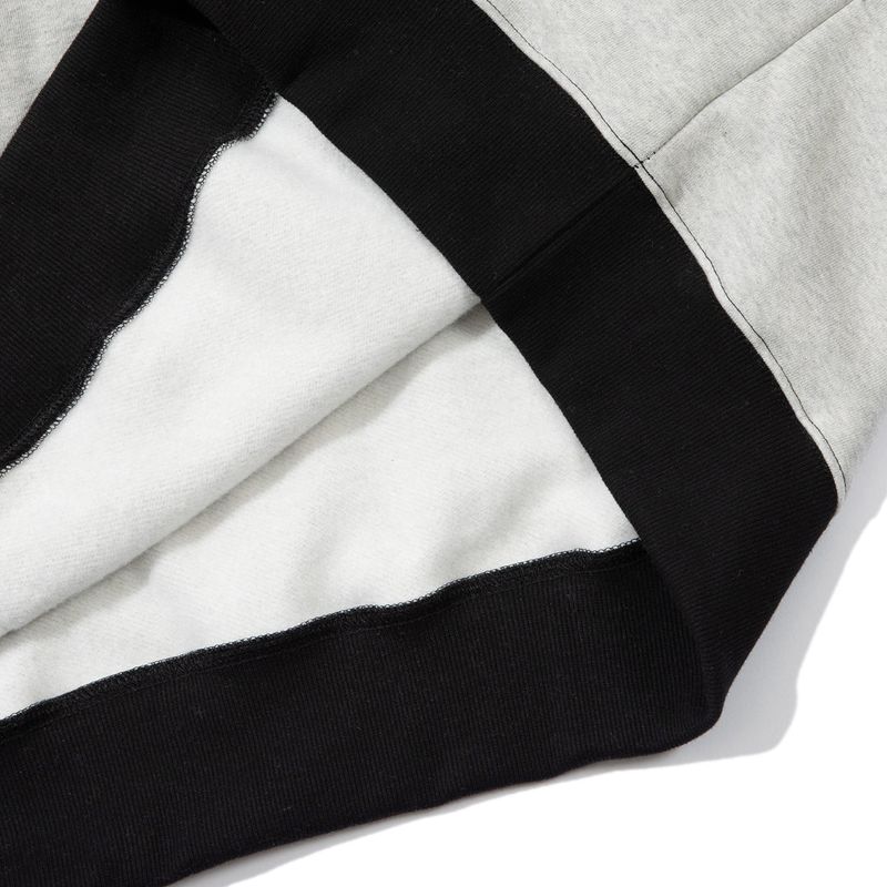GREEDY RAGLAN HOODIE (BLACK GREY)