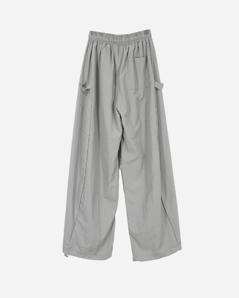 Side Snap Nylon Balloon Pants