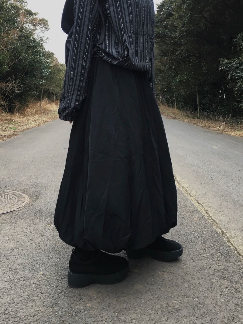 Daily Wide Balloon Skirt (2c)  