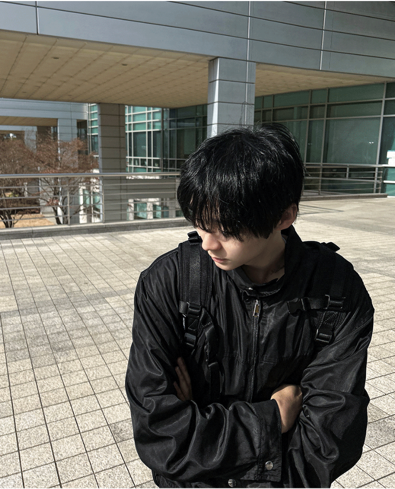 perry biker windbreaker jacket