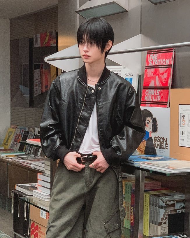 2PLAN(ツープラン)の「With Biker Leather Jacket(Jackets/Outerwear)」