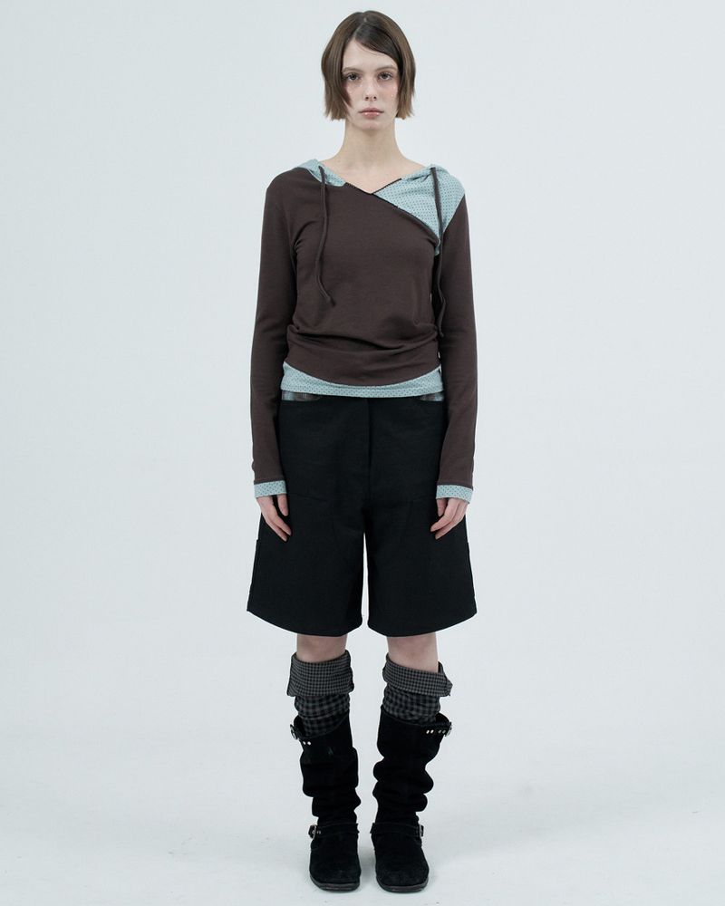 Fazed(フェイズド)の「check pocket half carpenter pants(Pants)」