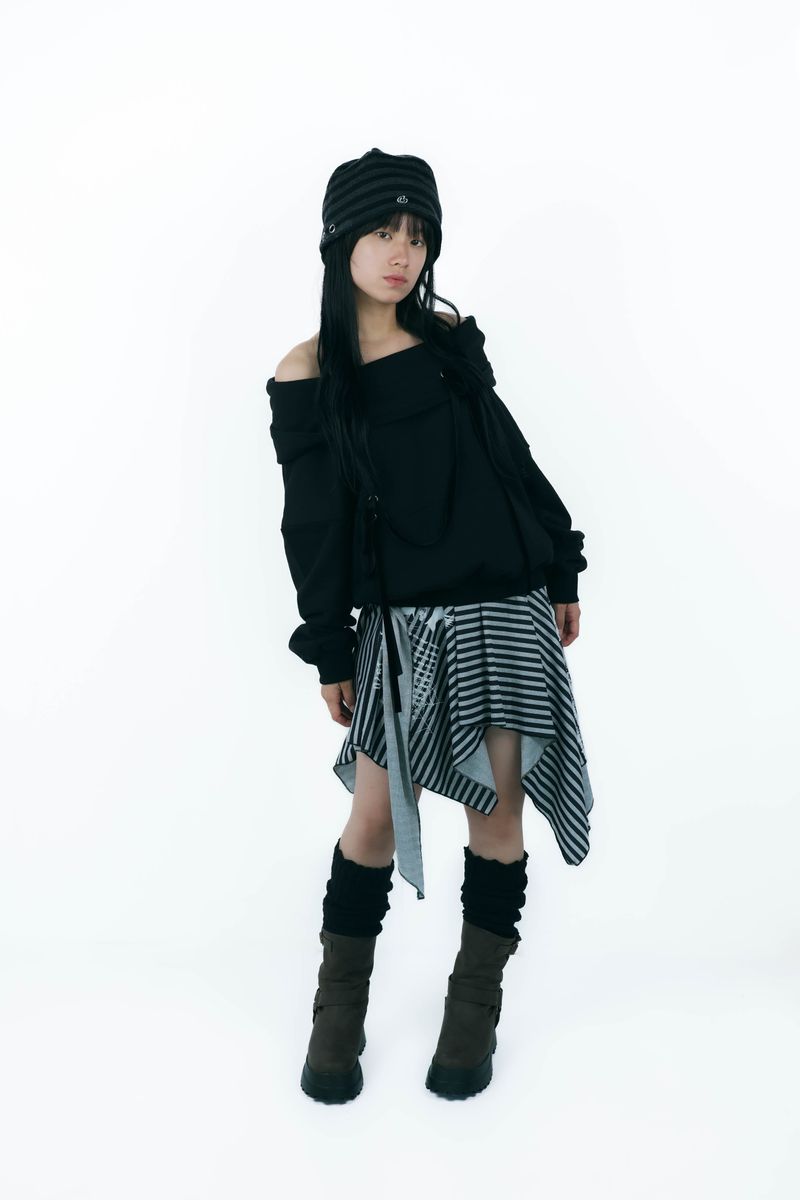 tie layered skirt
