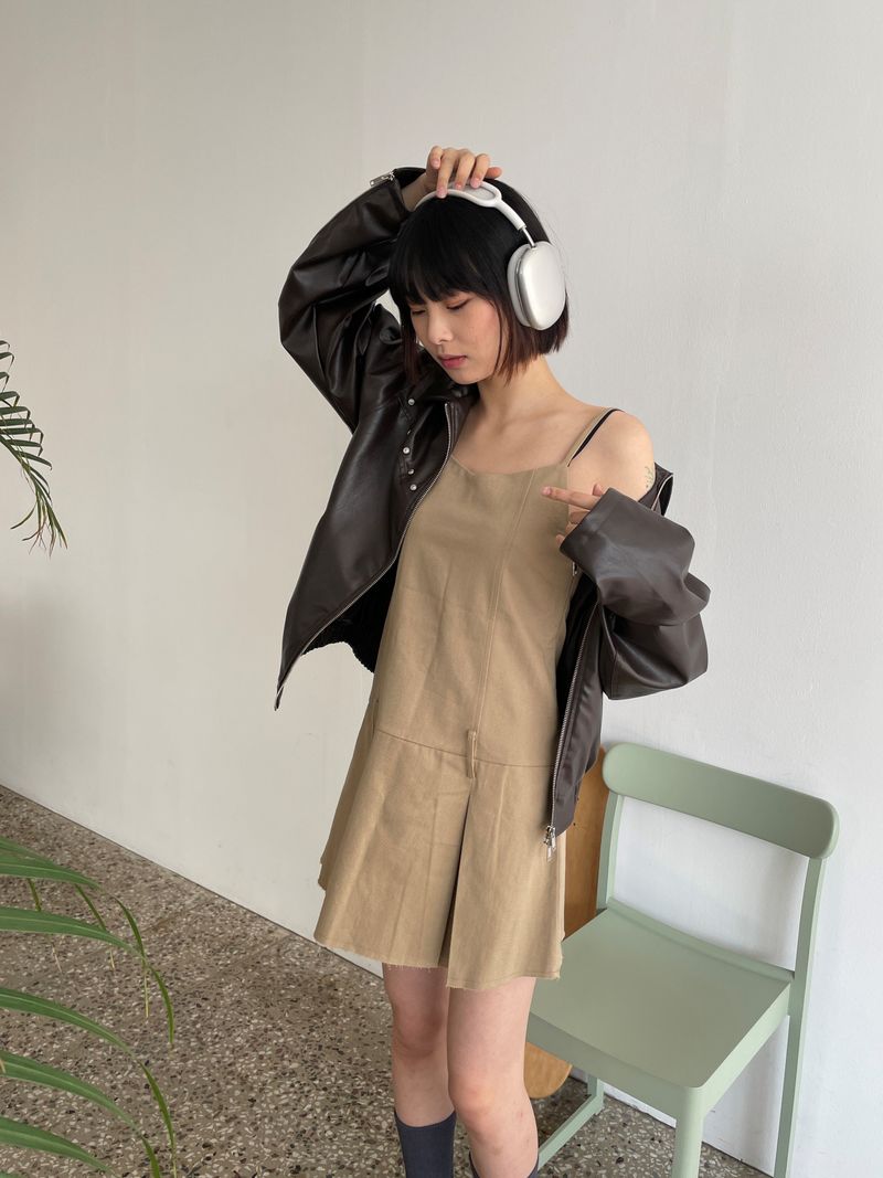 Lucy stud leather jacket