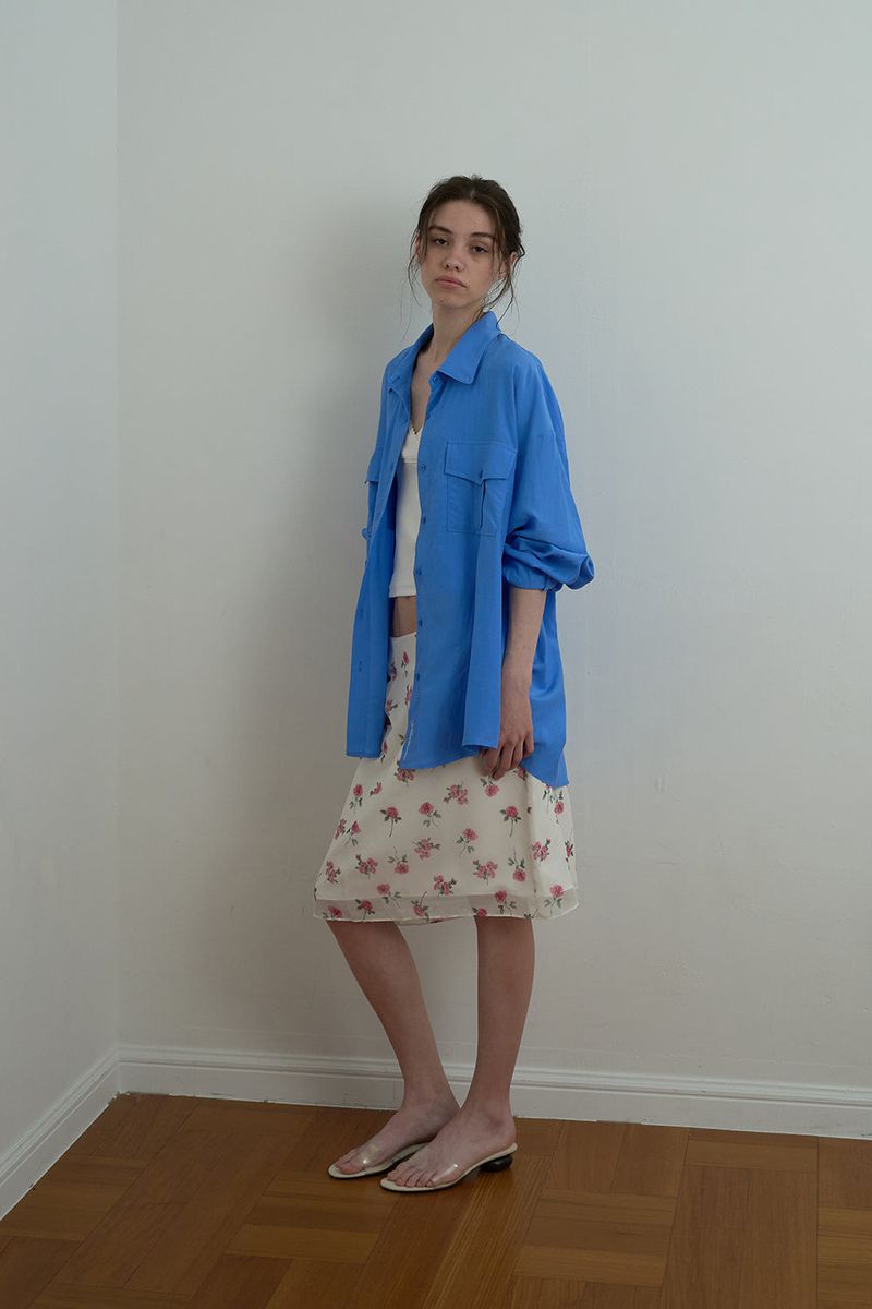 Pocket over shirt_blue