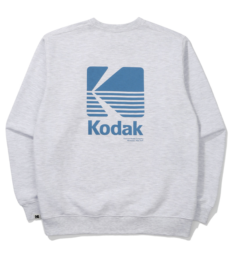 MONOGRAM REGULAR SWEATSHIRT【WHITE MELANGE GREY】