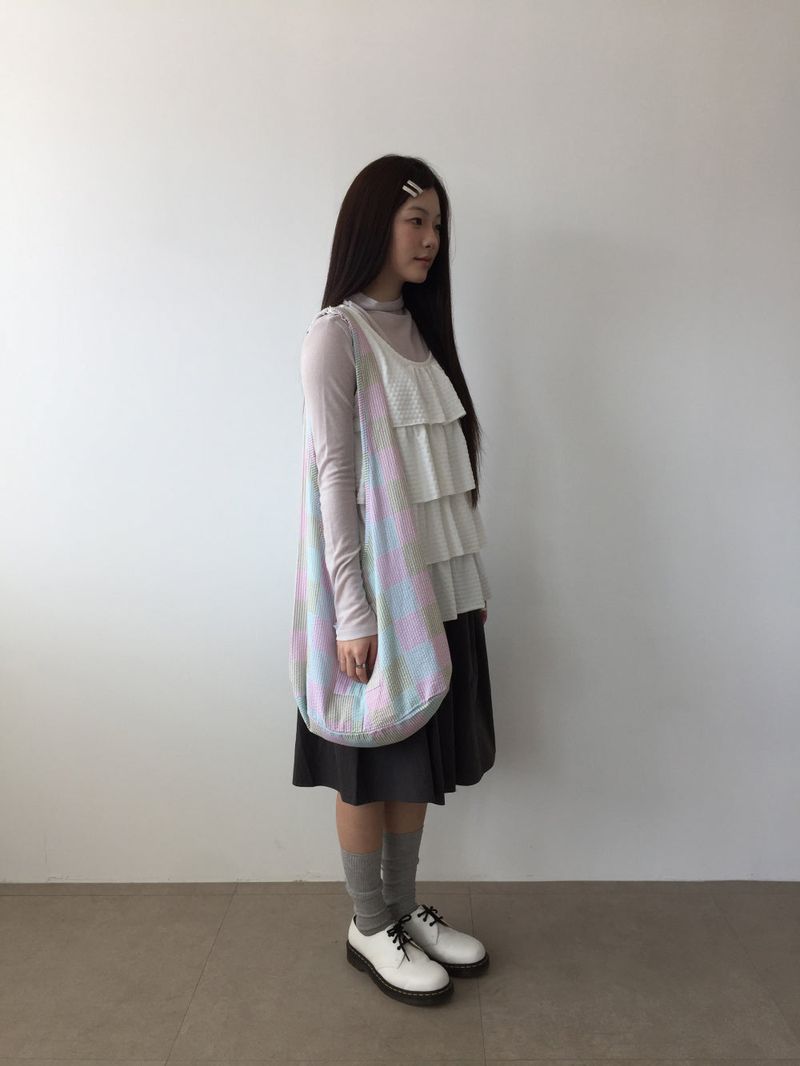 ペールブルームミディスカート (3color)