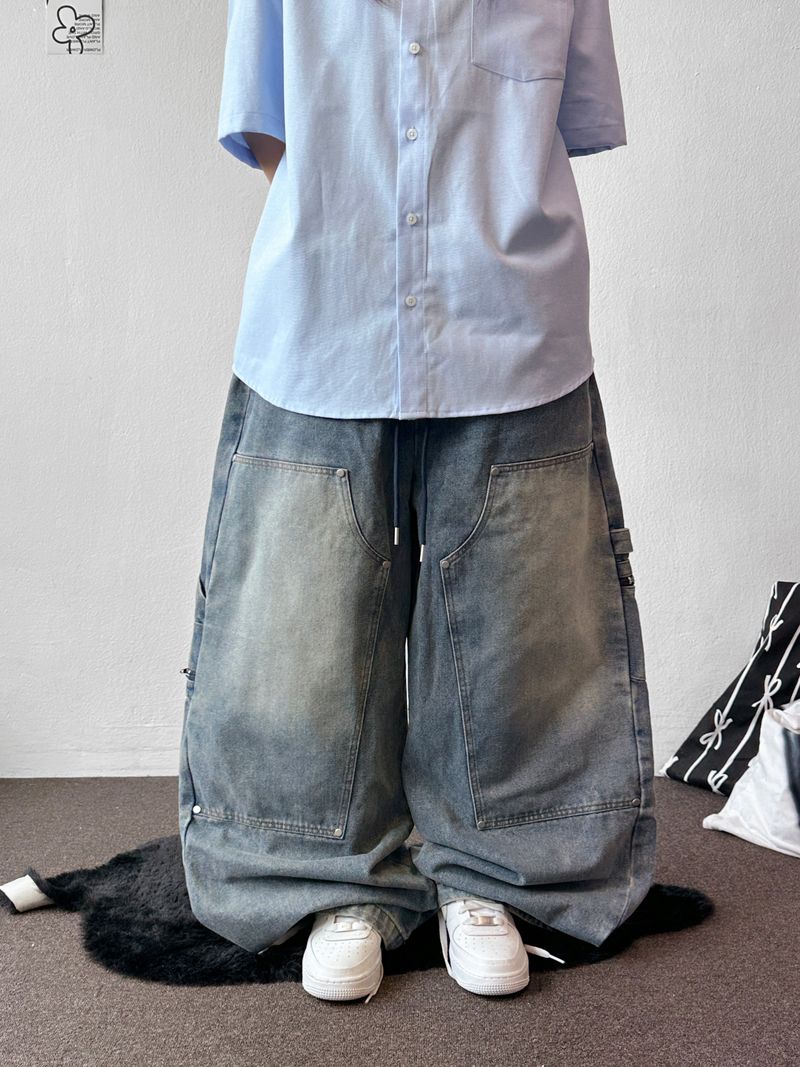 CCORTTI（コルッティ）の「Cool Brush Carpenter Zip Cargo Vintage Denim Pants 2color（Pants）」