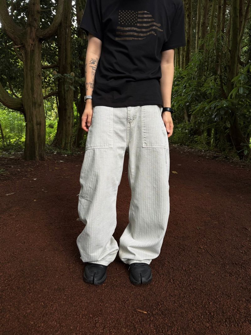 Basque-dyed Fatigue Wide Pants 3C