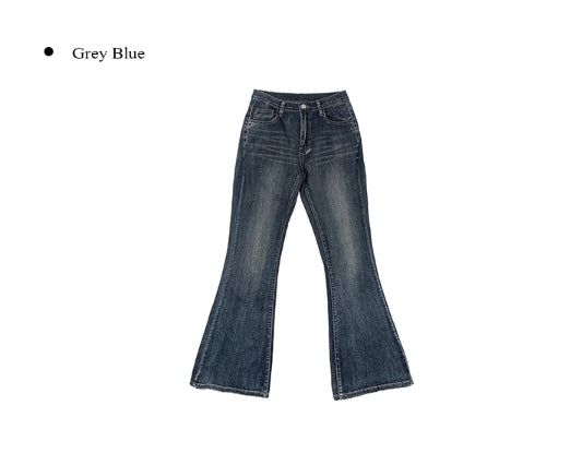 Merlin Washing Denim Bootcut Pants