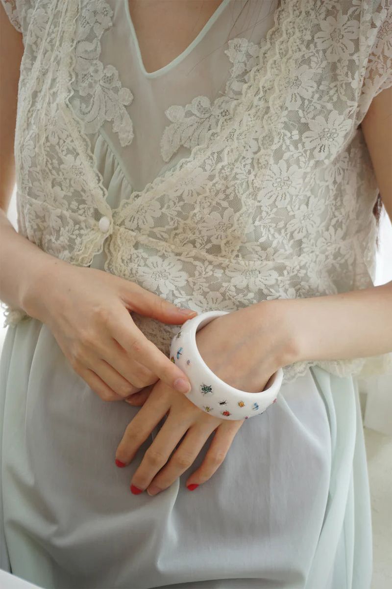 SPECIAL# SUMMER GARDEN BANGLE (Frog/Ladybug)