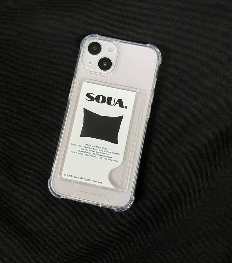 Pillow card case
