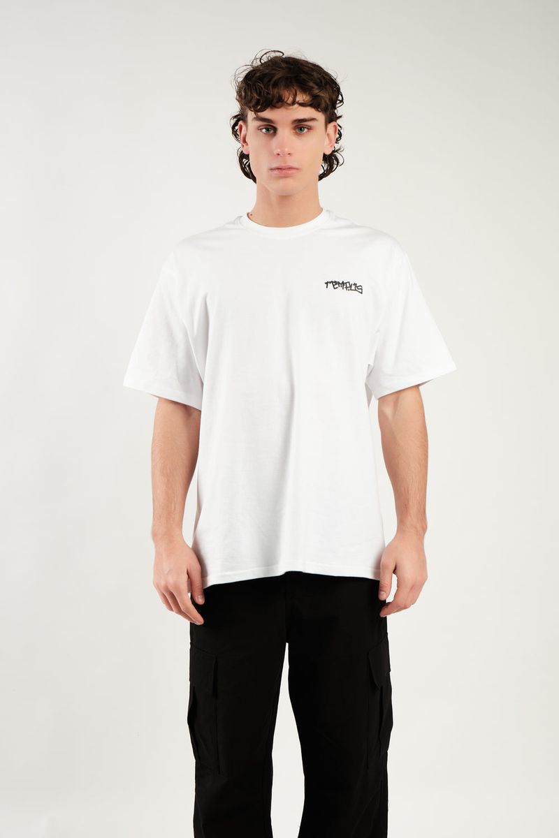 BIRD MAN GRAPHIC T-SHIRT [WHITE]
