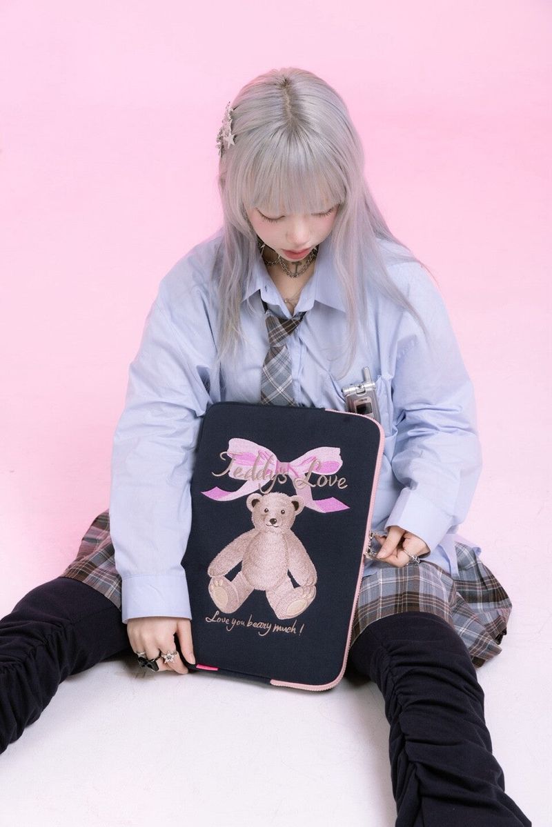 Teddys IPAD/LAPTOP Pouch 13 inch (NAVY)