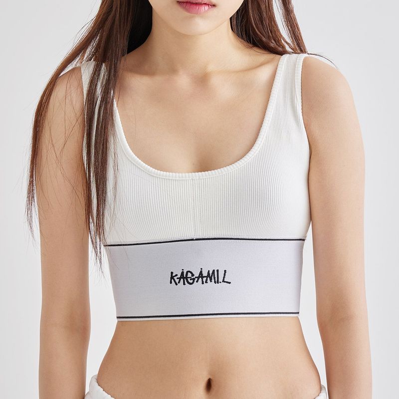 B.B Sleeveless White