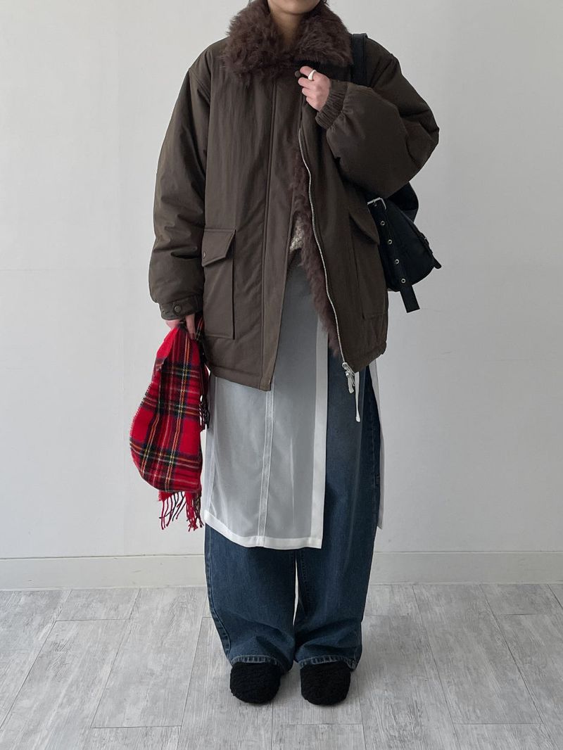 Jake Balloon Fit Wide Denim Pants
