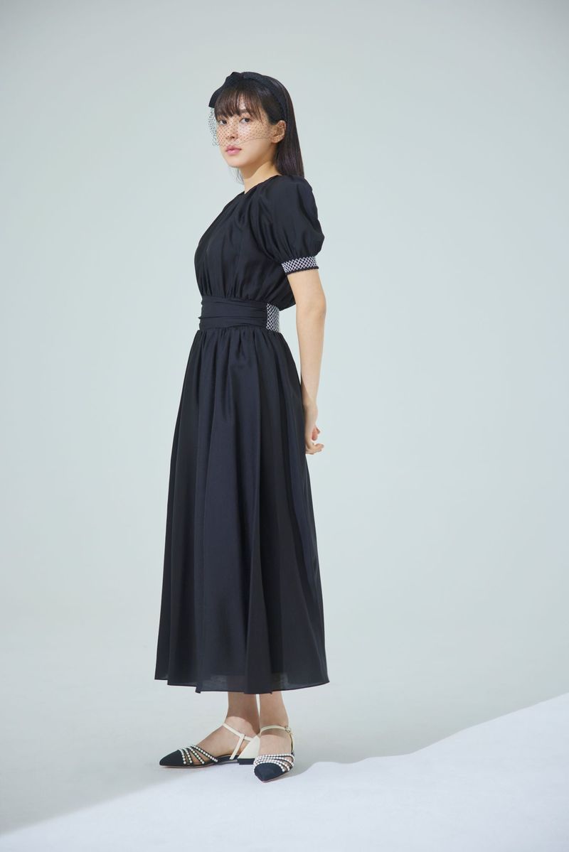 NO.4 DRESS - BLACK
