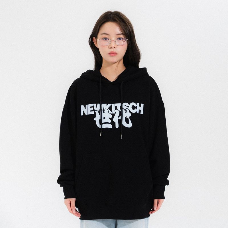 NEWKITSCH(ニューキッチジェネレーション)の「NKG HOOD TEE-BLACK(Tops)」