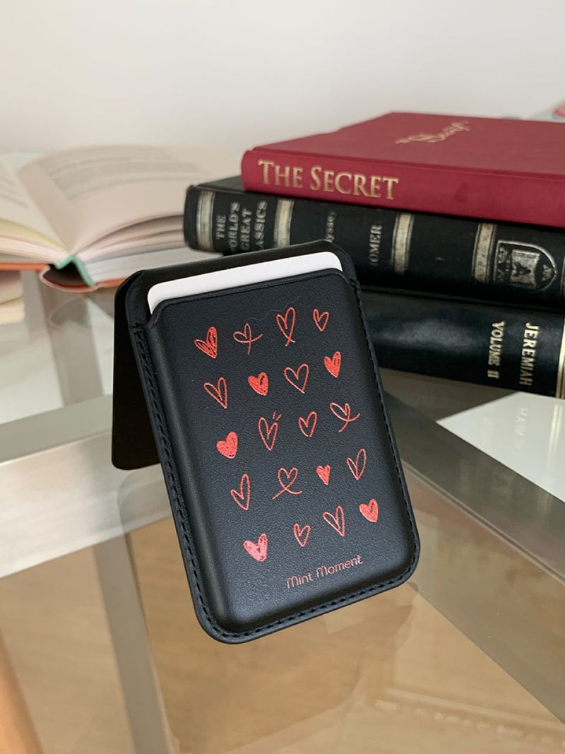 Mint Moment（ミントモーメント）の「 [MADE]ハートスタンド MagSafe対応 カードウォレット（Smartphone Accessories）」