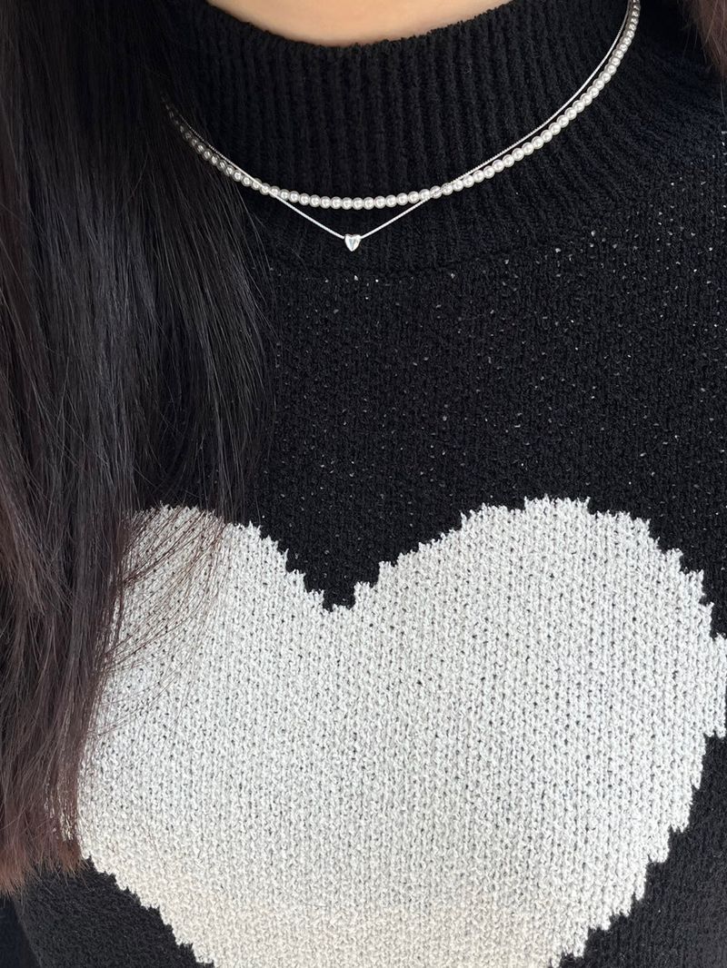 (silver925) Heart necklace