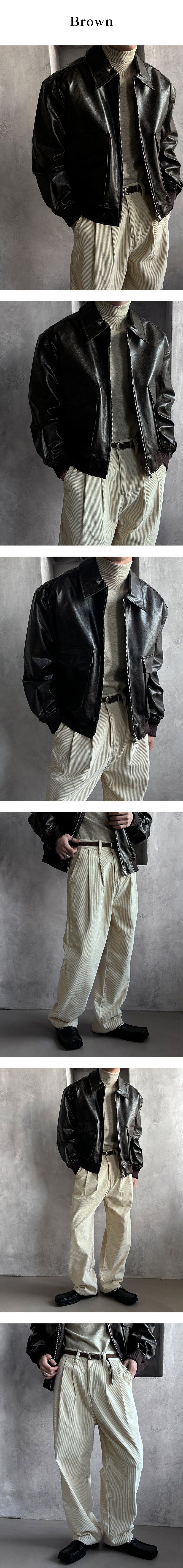 [F/W] A-2 レザージャケット(2color)