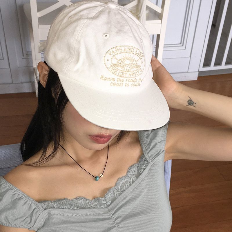 Mewden Lettering Camp Cap Ball Cap Hat