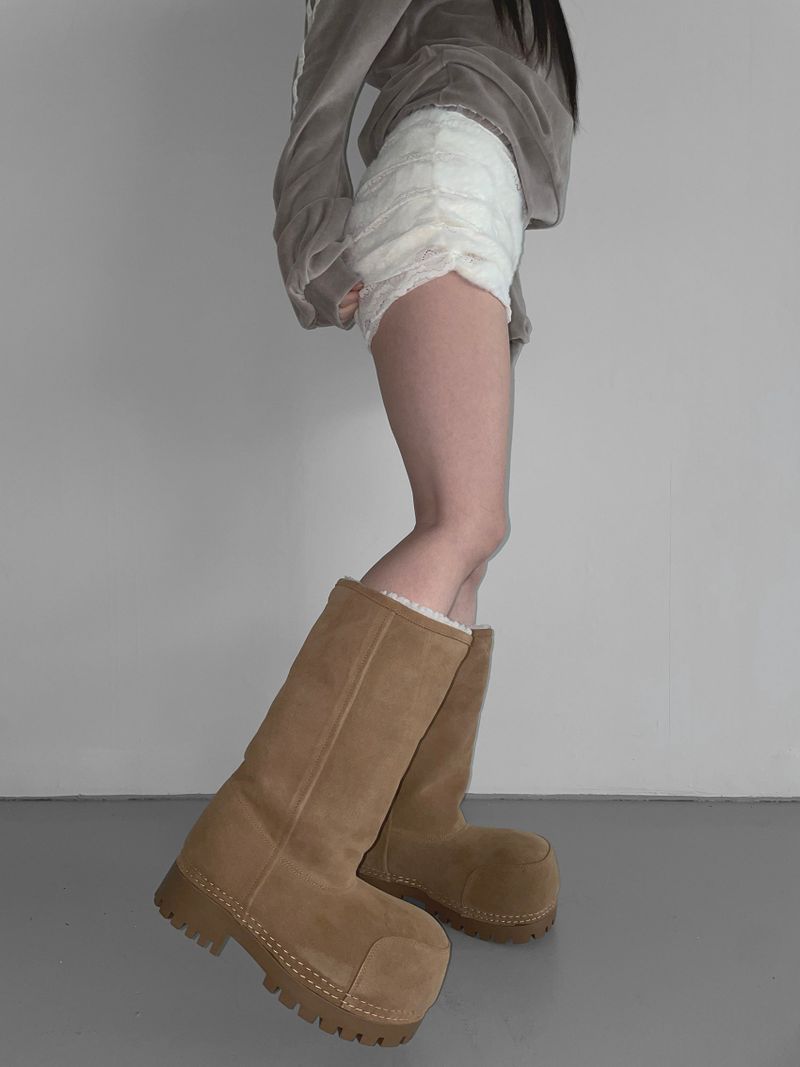 snow winter suede boots(3 color) 