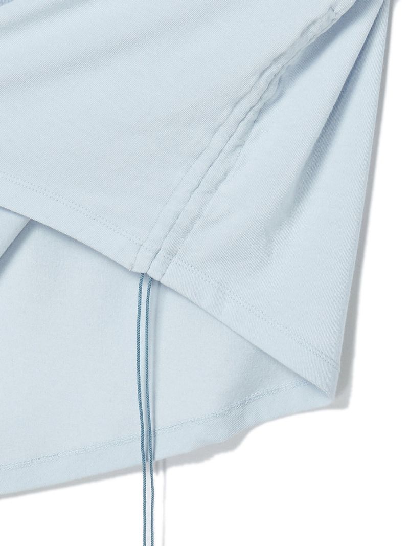 EYELET OFF SHOULDER L/S (LIGHT BLUE)