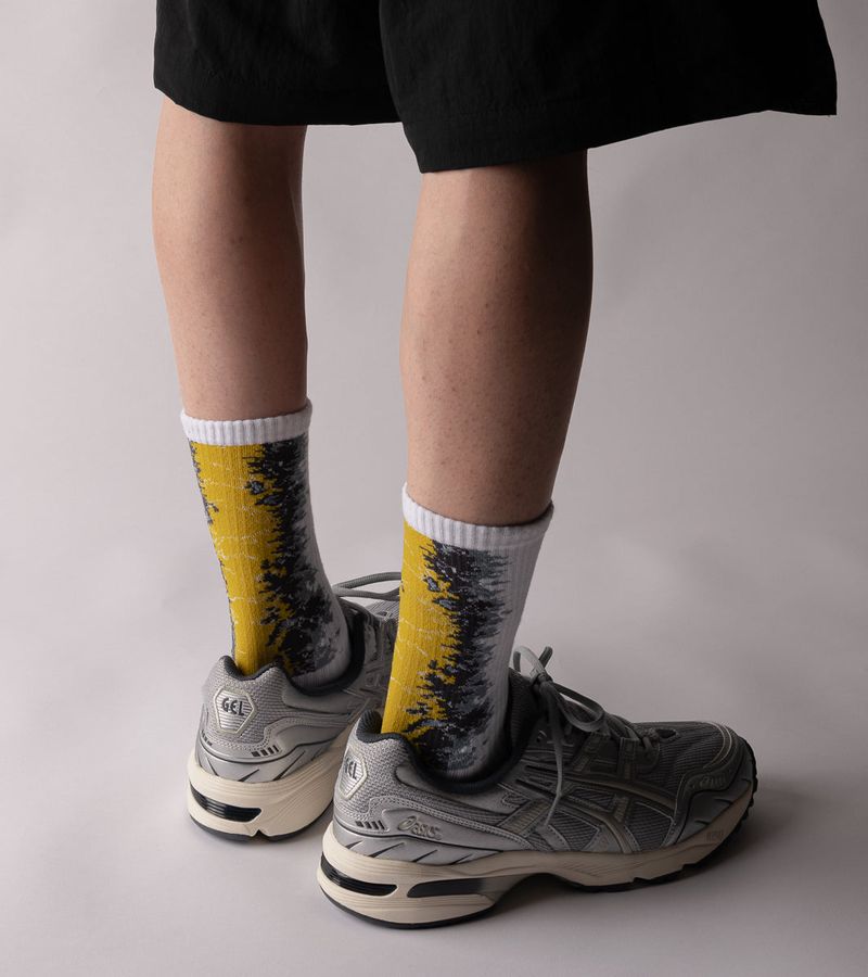 LANDING Midcalf socks (3 pair in - Gradient Acorn,  Sand, Donau)