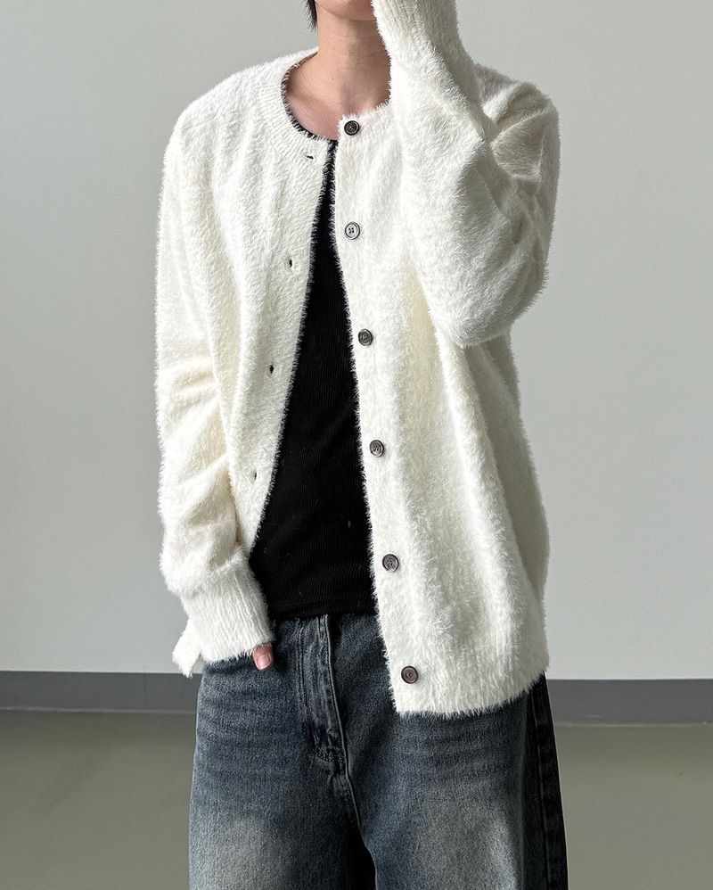 Halo Angora Round Cardigan