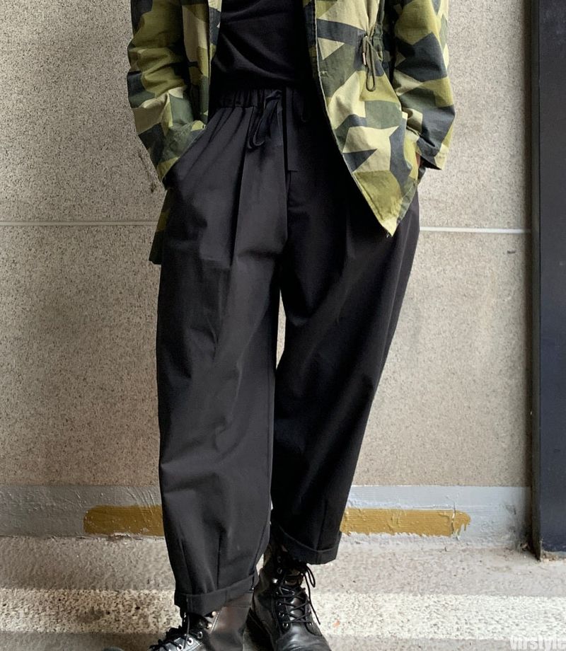 Two-Tuck Balloon Pants 3COLOR
