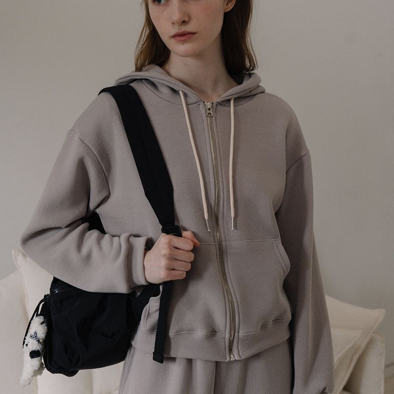 Essential Knit Hoodie - Mocha