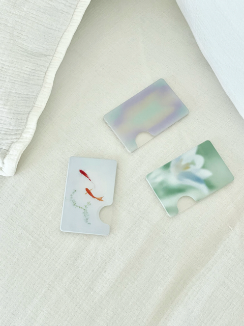 [purple rainbow gradation magsafe cardslot]