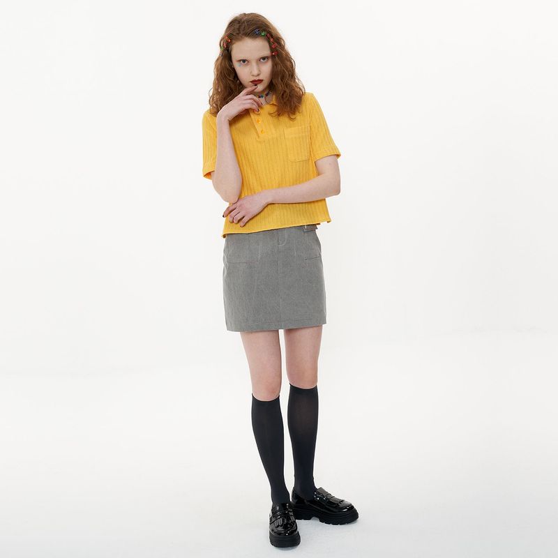 Knit Shirt [Yellow]