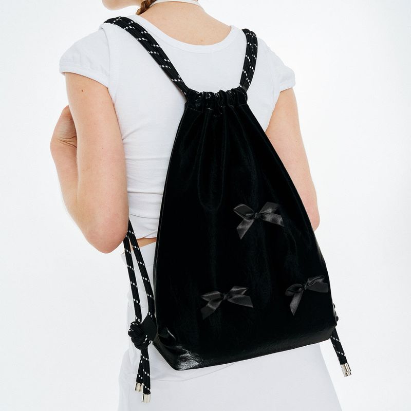 Ribbon Gym Sack [Green]
