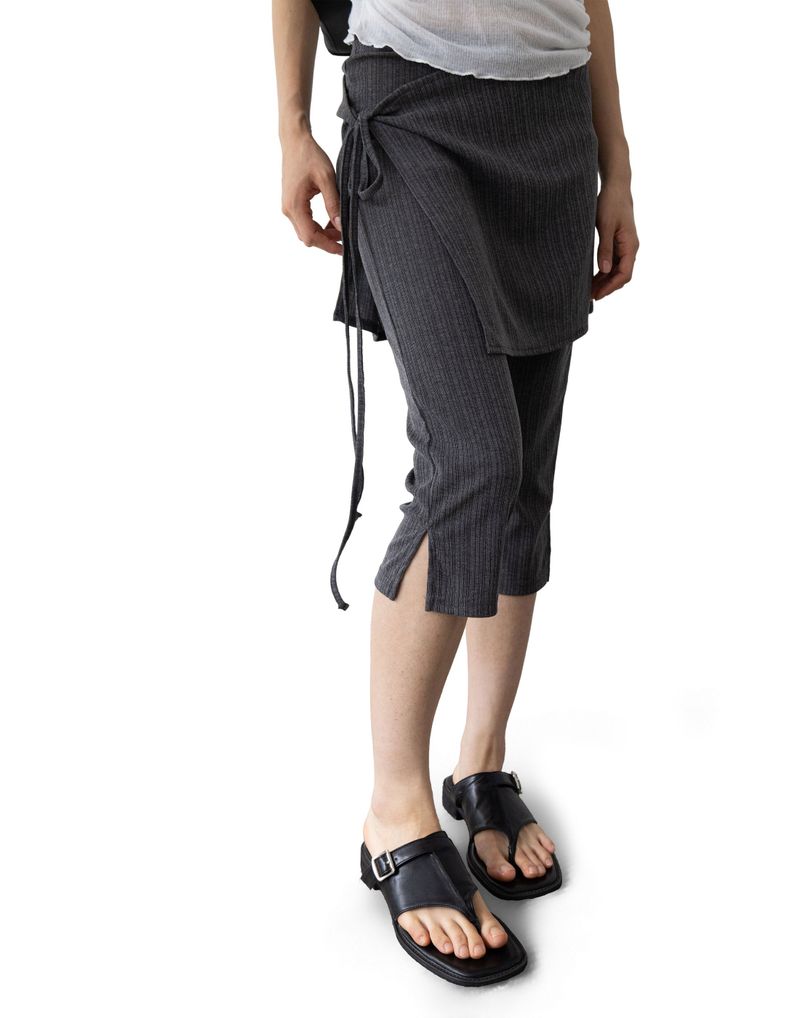 un:tyl（オンタイル）の「Ribbed Capri Wrap Pants（Pants）」