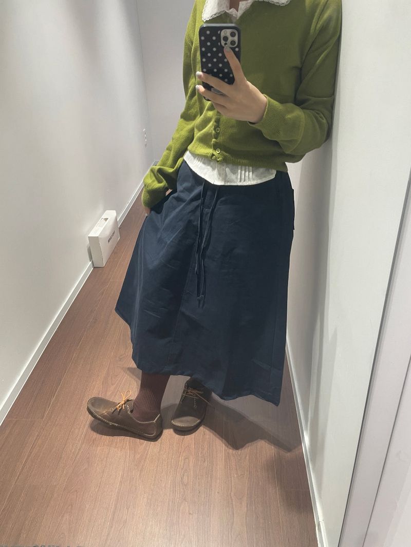Para string long skirt (2color)
