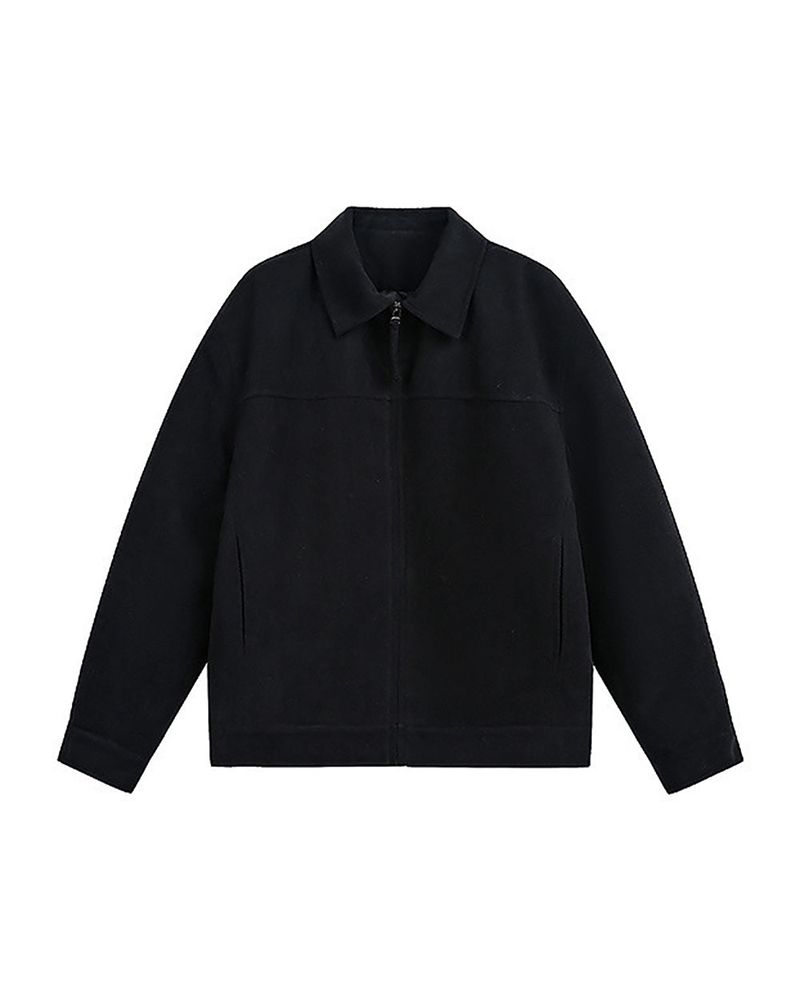 Luna suede padding jacket