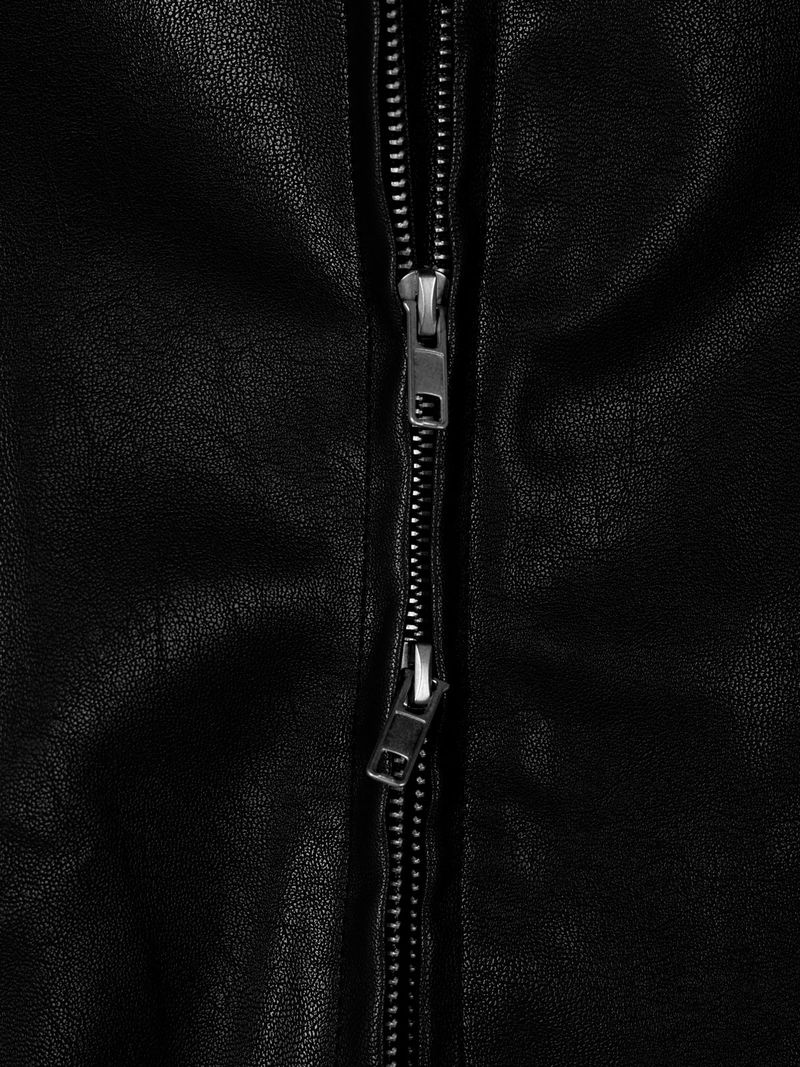 Star Stud Leather Jacket (2color)