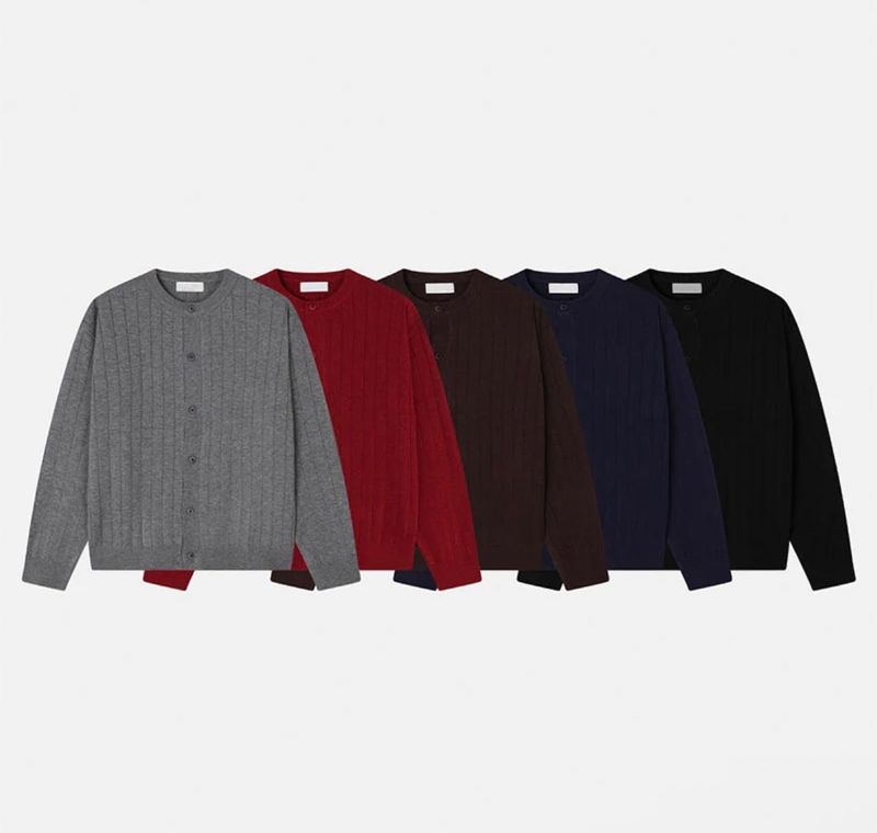 Golgi crop round cardigan(5color)