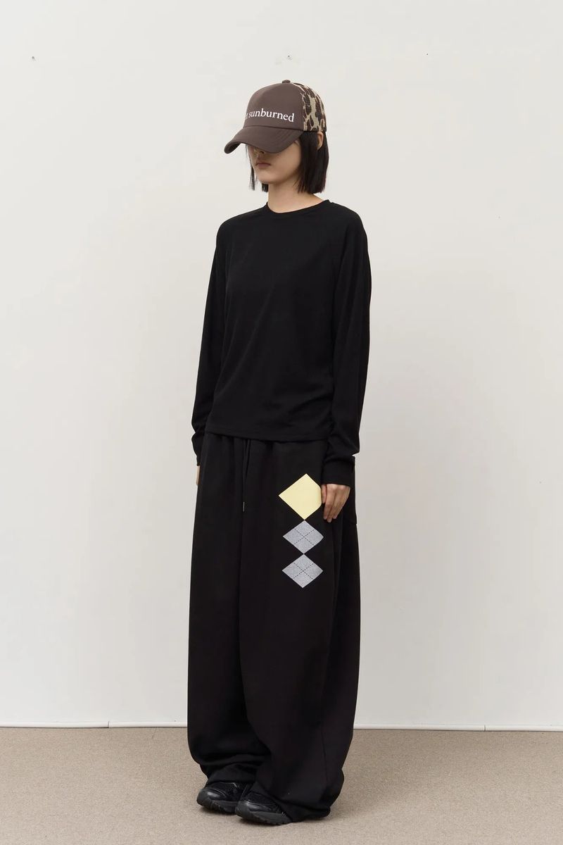 Angle Argyle Pants