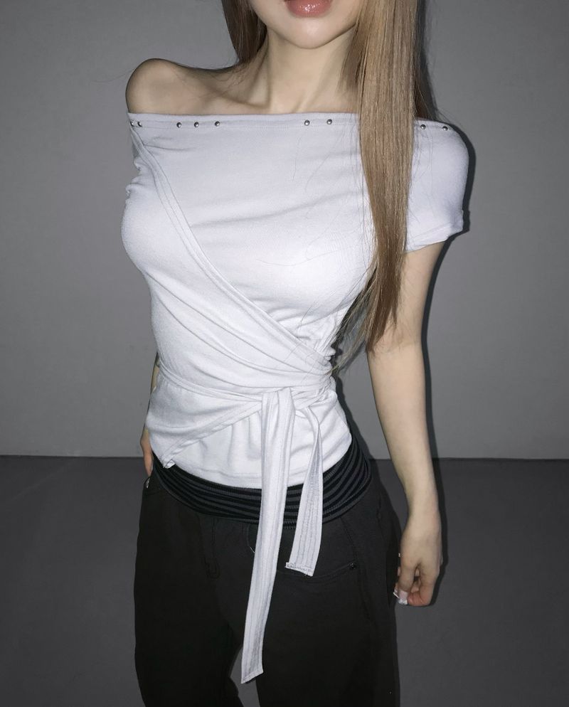 hdden tie top(3 color)