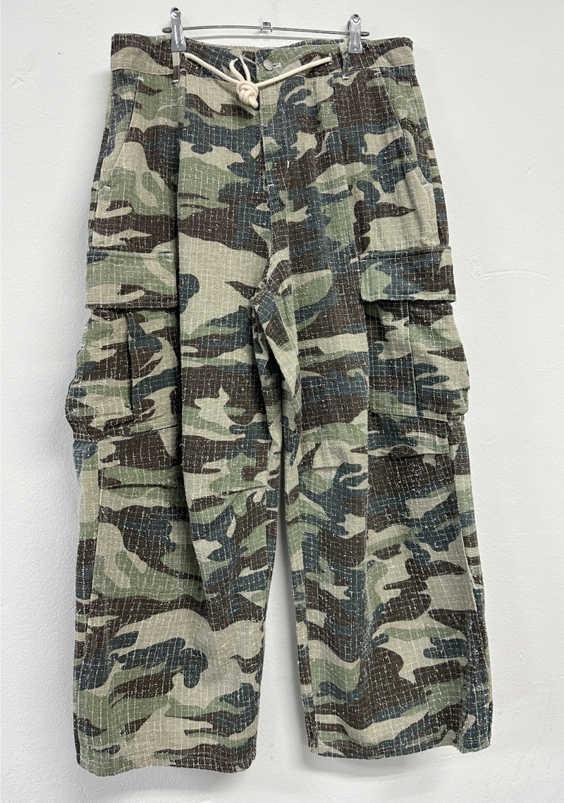 UNIQUE MILITARY CARGO COTTON PANTS💚🖤🤎