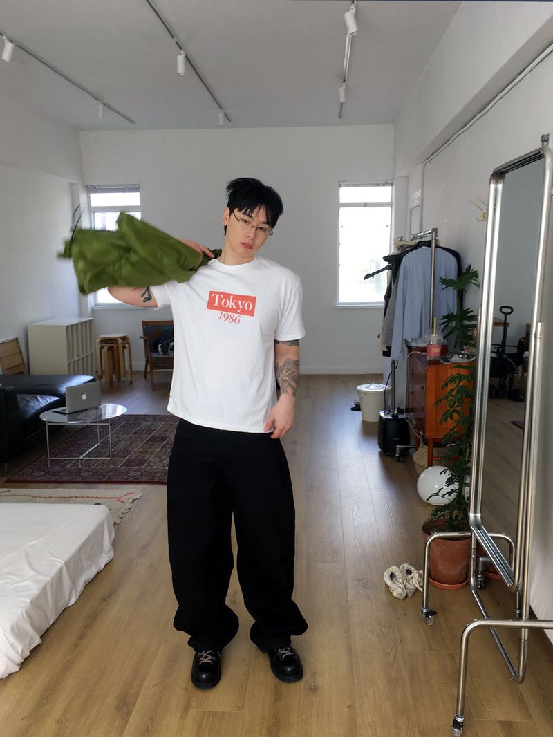 No.1681 tokyo crop half T