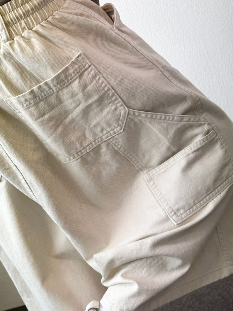 Nelly Pigment Carpenter Belt Bermuda 4 Color