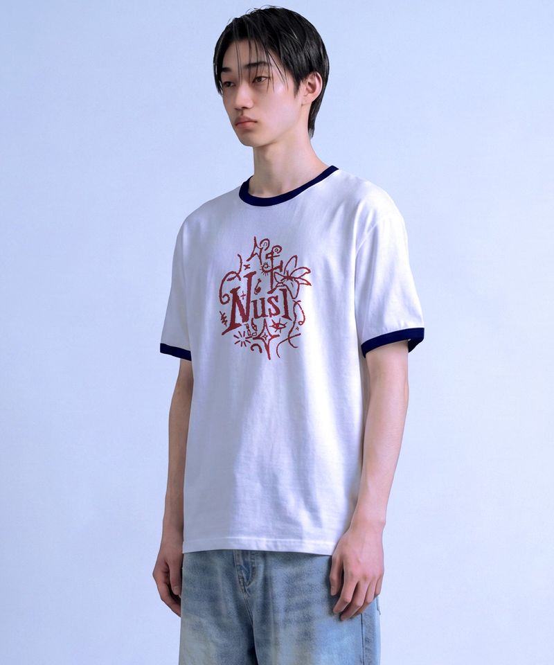 Drawing Rough Ringer T-Shirts - 4COLOR