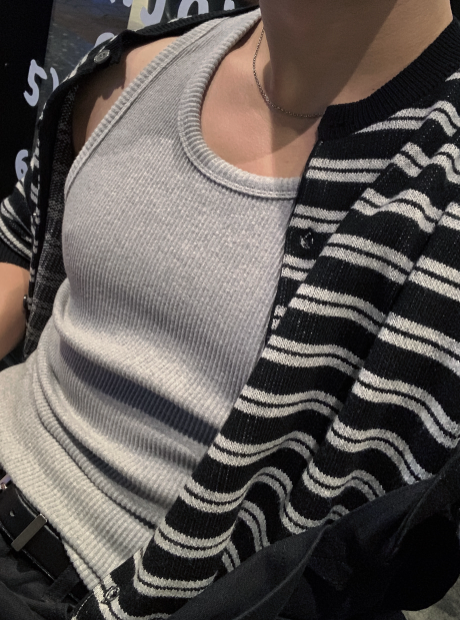 Glass Premium Dangara Overfit Long Sleeve Cardigan
