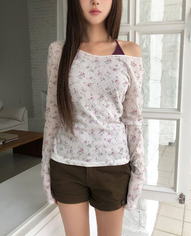 Mohen Flower Jacquard Long Sleeve